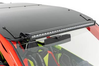 Rough Country Suspension Systems - Rough Country 93139 Windshield Mount 30" LED Light Bar Kit for Polaris RZR Pro