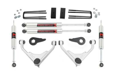 Rough Country Suspension Systems - Rough Country 3" Suspension Lift Kit 01-10 Silverado/Sierra HD 85941