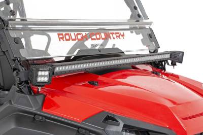 Rough Country Suspension Systems - Rough Country 92009 A-Pillar 2" LED Pod Ditch Light Kit for Honda Pioneer 1000