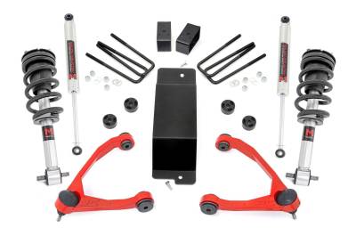 Rough Country Suspension Systems - Rough Country 19440RED 3.5" Suspension Lift for 14-16 Silverado/Sierra 1500 4WD