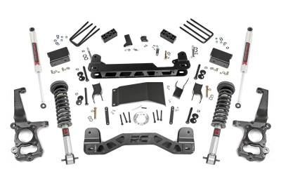Rough Country Suspension Systems - Rough Country 55540 4" Suspension Lift Kit for 15-20 Ford F150 4WD