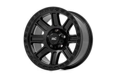Rough Country Suspension Systems - Rough Country 84 Series Wheel 17x8.5 5x4.5 0mm Gloss Black 84170913