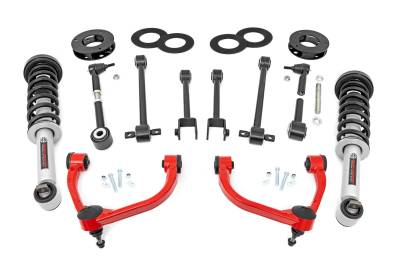 Rough Country Suspension Systems - Rough Country 3" Suspension Lift Kit 18-24 Ford Expedition 40231RED