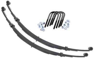 Rough Country Suspension Systems - Rough Country 8040Kit Rear Leaf Spring Kit for 2.5" Lift 71-80 Scout II 4WD