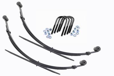Rough Country Suspension Systems - Rough Country 8066Kit 4" Lift Rear Leaf Spring Kit for 99-04 Super Duty 4WD