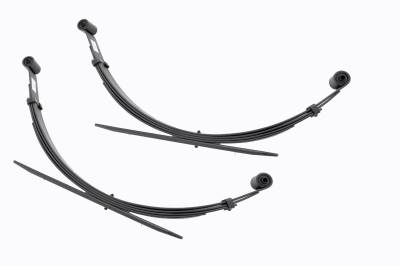 Rough Country Suspension Systems - Rough Country 8071Kit Rear Leaf Spring Kit for 6" Lift 99-07 Super Duty 4WD