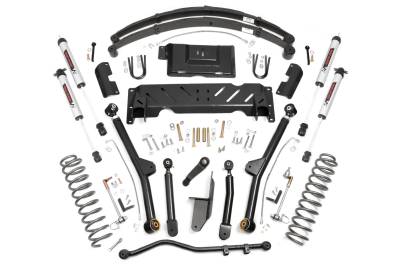 Rough Country Suspension Systems - Rough Country 61770 4.5" Lift Kit for 84-01 Jeep Cherokee XJ 4WD NP242
