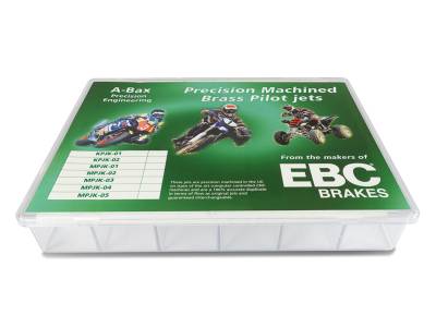 EBC Motorcycle Brakes - EBC Motorcycle Brakes MPJK-02 Dealer Pilot Jet Selection Kit