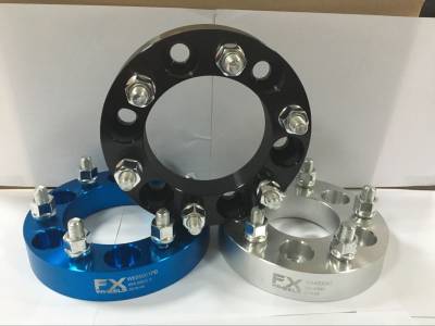 TrailFX - TrailFx W655002S Wheel Spacer 6x139.7mm 1.25" Thick 78.1mm Hub Silver Alum