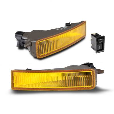 Winjet - Winjet CFWJ-0068-Y Yellow Fog Lights for 03-07 Scion XB