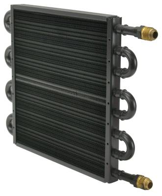 Derale - Derale 15320 8 Pass 16" Tube & Fin Electra-Cool Replacement Cooler -8AN