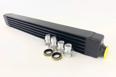 CSF Cooling - Racing & High Performance Division - CSF Cooling 8092 Oil Cooler w/OE & -10AN Fittings for BMW E30