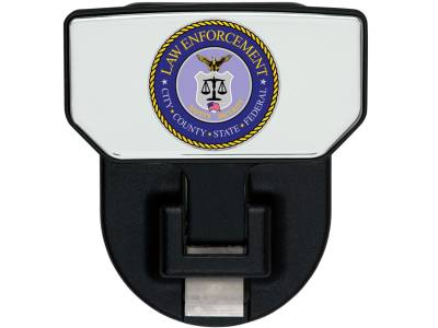 Carr - CARR 183222 HD Universal Hitch Step for 2" Receiver Black Law Enforcement