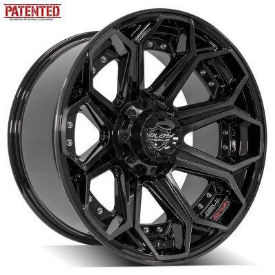 4PLAY - 4PLAY Wheels 4P80R 20x10 6x5.5/135 -18mm Black/Brushed 4P80R-20100-6D55-18BBT