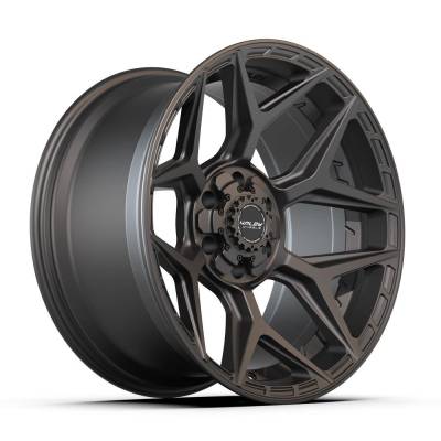 4PLAY - 4PLAY Wheels 4P06-20100-6D55-18B1 4P06 20x10 6x5.5/135 -18mm Matte Black