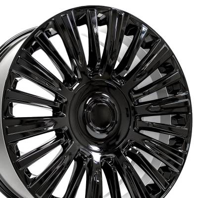 OE Wheels LLC - OE Wheels CA92-22090-6550-28B CA92 22x9 6x5.5 28mm Gloss Black