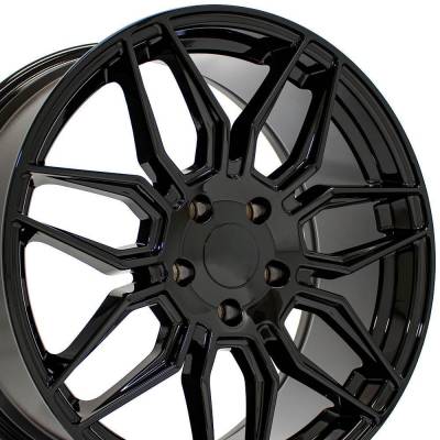 OE Wheels LLC - OE Wheels CV03D 19x8.5 5x120 52mm Gloss Black CV03D-19085-5120-51B