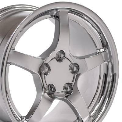 OE Wheels LLC - OE Wheels CV05 17x9.5 5x4.75 54mm Chrome CV05-D17095-5475-54C