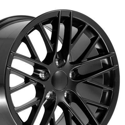 OE Wheels LLC - OE Wheels CV08A 17x9.5 5x4.75 54mm Satin Black CV08A-17095-5475-54B1
