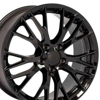 OE Wheels LLC - OE Wheels CV22C 19x8.5 5x4.75 56mm Black CV22C-19085-5475-56B