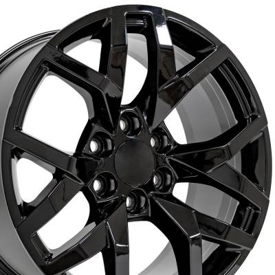 OE Wheels LLC - OE Wheels CV66 20x9 6x5.5 28mm Gloss Black CV66-20090-6550-28B