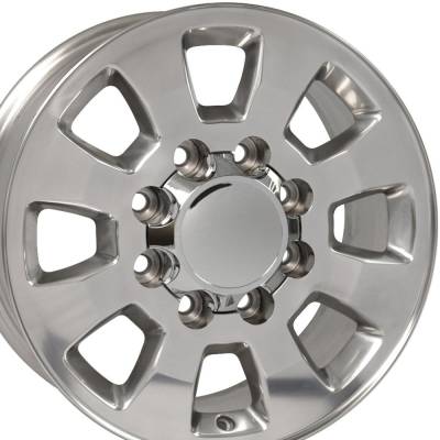 OE Wheels LLC - OE Wheels CV75A 18x8 8x6.5 12mm Polished CV75A-18080-8650-12P