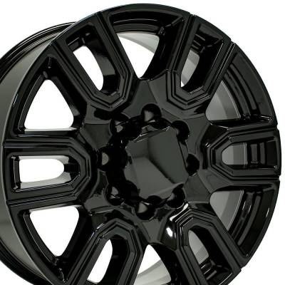 OE Wheels LLC - OE Wheels CV96B 20x8.5 8x180 47mm Gloss Black CV96B-20085-8180-47B
