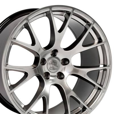 OE Wheels LLC - OE Wheels DG15 20x9 5x115 18mm Hyper Black DG15-20090-5115-18HB