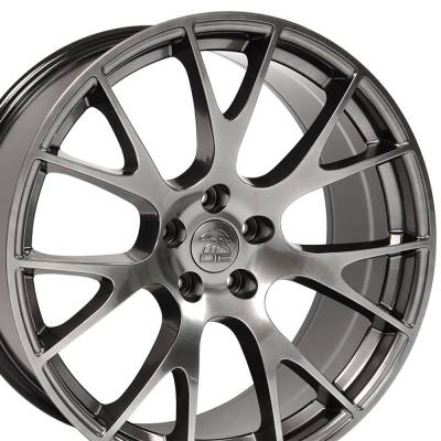 OE Wheels LLC - OE Wheels DG69 22x10 5x5.5 25mm Hyper Black DG69-22100-5550-25HB