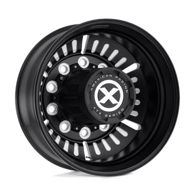 American Racing ATX Series - ATX Wheels AO403 ROULETTE 22.5x8.25 10x11.25 -168mm Satin Black AO40322510902