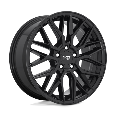 Niche 1PC - Niche Wheels M224 GAMMA 18x8 5x112 42mm Gloss Black M2241880F8+42