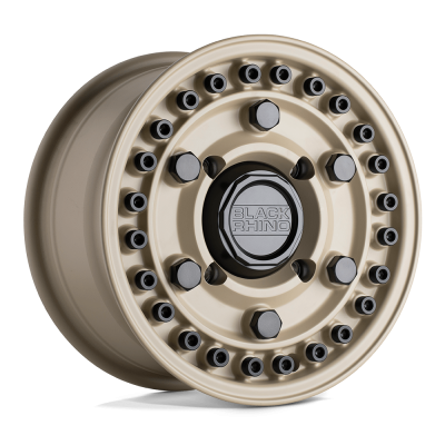 Black Rhino Hard Alloys UTV - Black Rhino Wheels ARMORY UTV 14x7 4x156 51mm Desert Sand 1470ARY514156D32