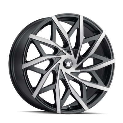 Mazzi - Mazzi Wheels 372-22952TM 372 BIG EASY 22x9.5 5x5.0/5.5 18mm Matte Black