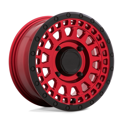 Black Rhino Hard Alloys UTV - Black Rhino Wheels PARKER UTV 14x7 4x137 36mm Candy Red/Black 1470PKR364136R06