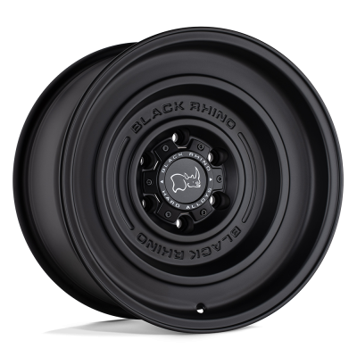 Black Rhino Hard Alloys - Black Rhino Wheels SOLID 17x9.5 6x5.5 -12mm Matte Black 1795SLD-26140M12