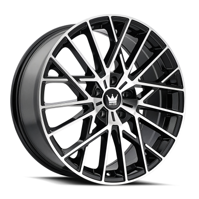 Mazzi - Mazzi 378 Jinx 20x8.5 5x4.25 38mm Black/Machined 378-2831BM38