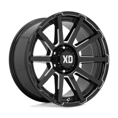 XD - XD Wheels XD847 OUTBREAK 20x10 6x135 12mm Gloss Black/Milled XD84721063312