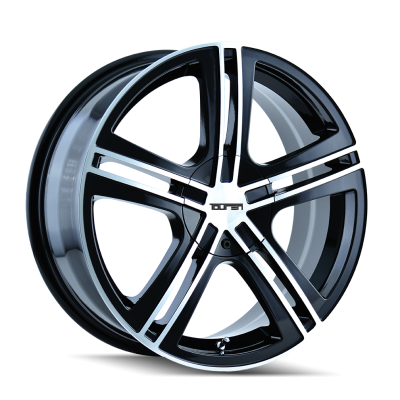 Touren - Touren TR62-3262 18x7.5 5x100/4.5 40mm Black/Machined 3262-8703B