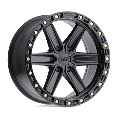 Black Rhino Hard Alloys - Black Rhino Wheels HENDERSON 20x9.5 6x5.5 -18mm Matte Black 2095HDS-86140B12