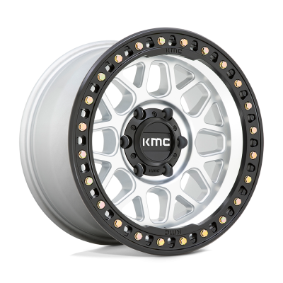 KMC - KMC Wheels KM54989088518 GRS 18x9 8x180 18mm Machined/Black