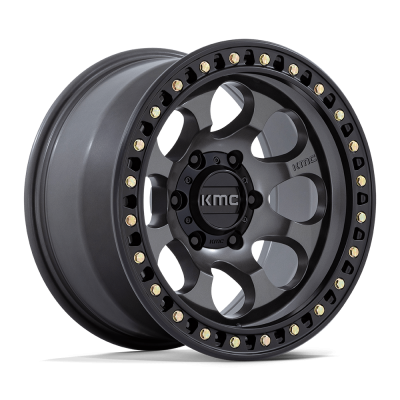KMC - KMC Wheels KM550 RIOT SBL 17x9 6x5.5 -12mm Anthracite KM550AB17906812N