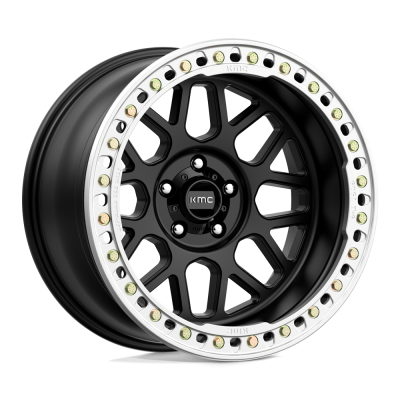 KMC - KMC Wheels KM235 GRENADE CRAWL BEADLOCK 20x10 5x5.0 -48mm Black KM23521050748N