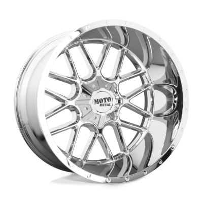 Moto Metal - Moto Metal MO98621267244N MO986 Siege 20x12 6x135/5.5 -44mm Chrome