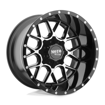 Moto Metal - Moto Metal MO986 SIEGE 22x12 6x135/5.5 -44mm Black/Machined MO98622267344N