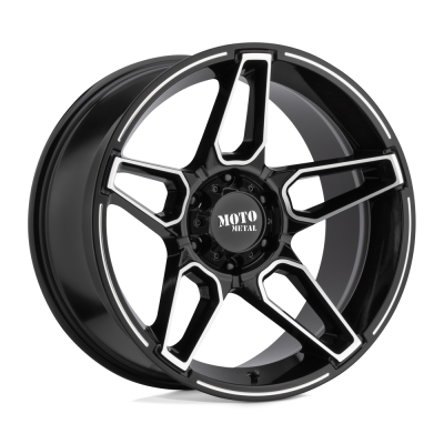 Moto Metal - Moto Metal MO99421263344N MO994 FANG 20x12 6x135 -44mm Gloss Black/Machined