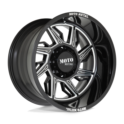 Moto Metal - Moto Metal MO997 HURRICANE 20x10 5x5.0 -18mm Gloss Black/Milled MO99721050318NR
