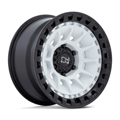 Black Rhino Hard Alloys - Black Rhino Wheels BARRAGE 17x8.5 5x5.0 -10mm Black/White BR009WM17855010N
