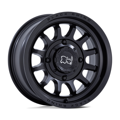 Black Rhino Hard Alloys UTV - Black Rhino Wheels RAPID UTV 15x7 4x110 10mm Matte Black BU001MX15704010