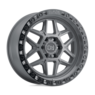 Black Rhino Hard Alloys - Black Rhino Wheels KELSO 20x9 6x135 12mm Battleship Gray/Black 2090KLS126135G87