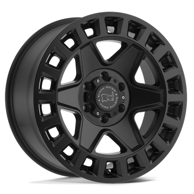 Black Rhino Hard Alloys - Black Rhino Wheels YORK 17x9 6x5.5 -12mm Matte Black 1790YRK-26140M12
